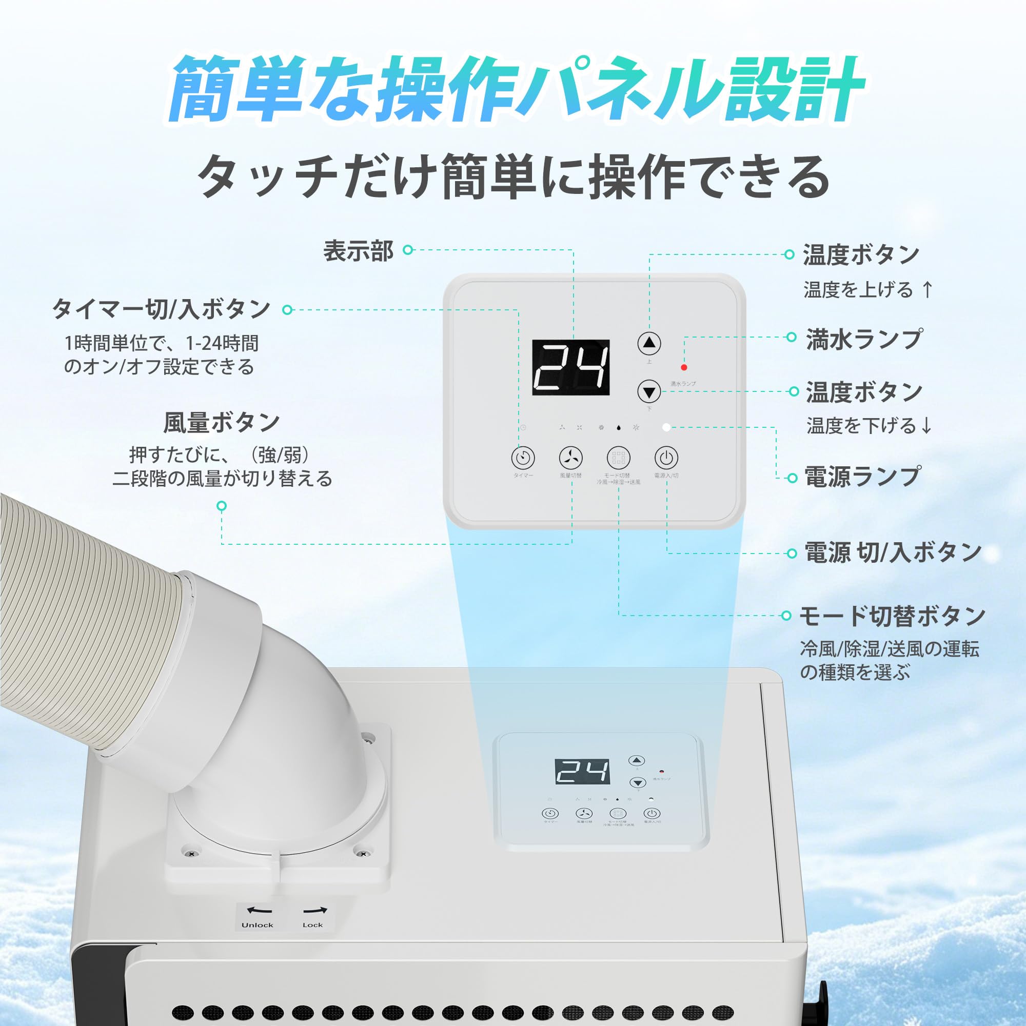 Amazon | HAUSHOF 【2026新型】 【工事不要】 スポットクーラー 業務用